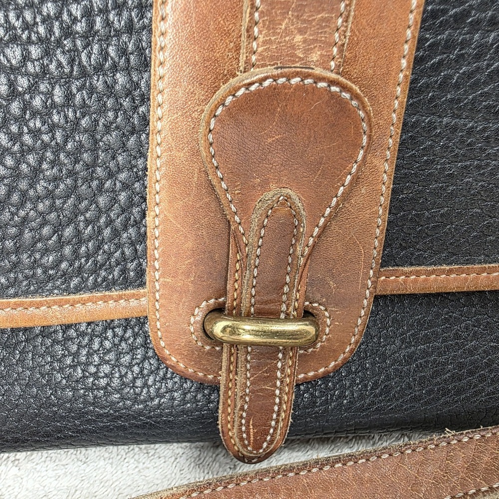 Vintage Dooney & Bourke All-Weather Leather Equestrian Crossbody Bag - Picture 7 of 16
